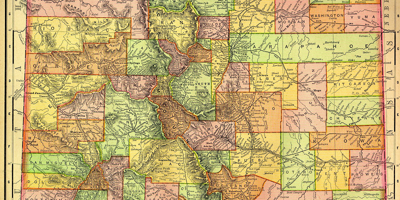 map of colorado